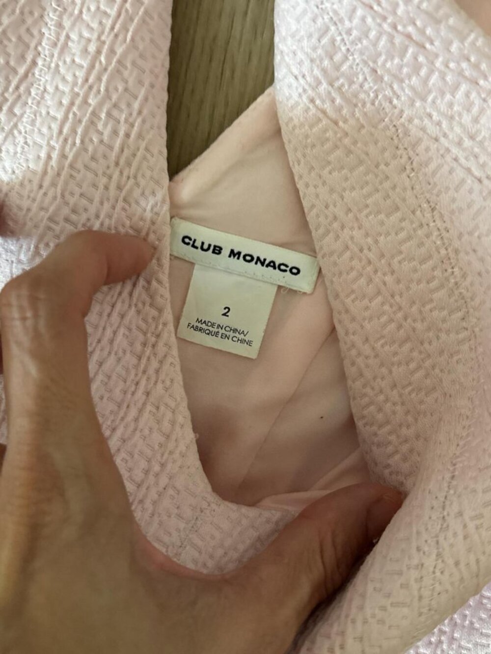 Club Monaco Women's Pink Dress - Picture 4 of 4
